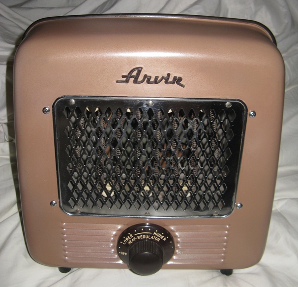 Arvin Portable Electric Heater Model 5518, Circa 1955