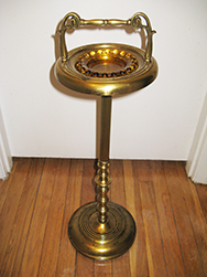 1968 Brass Plated Stand Up Ashtray