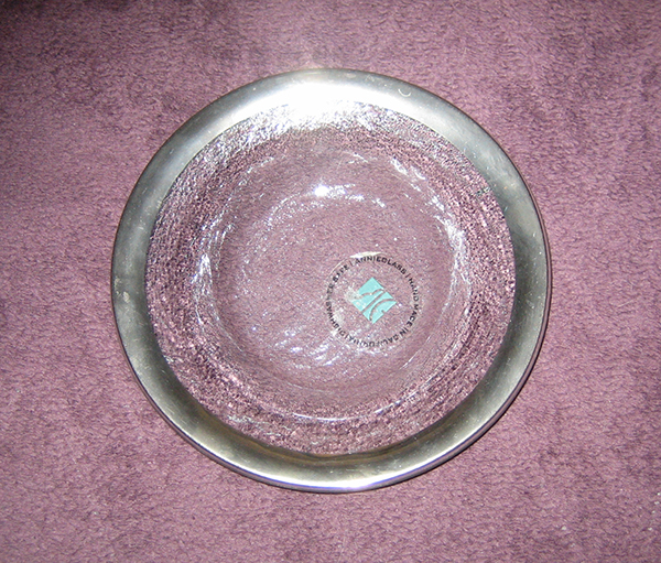 Roman Style Dish Top View