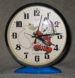 1976 Elf Fisherman Animation Clock