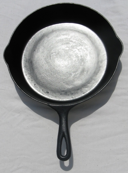 1907 Erie Cast Iron Skillet Recast Size 8